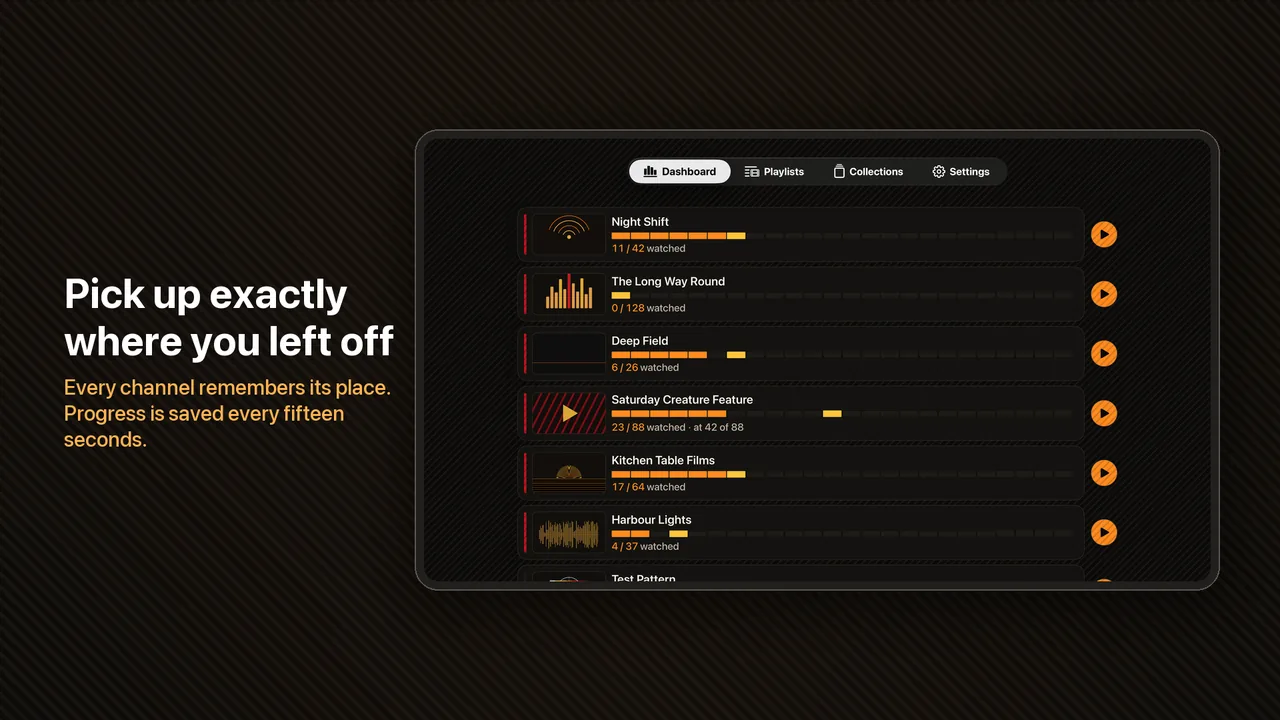 PlaylistTV on Apple TV